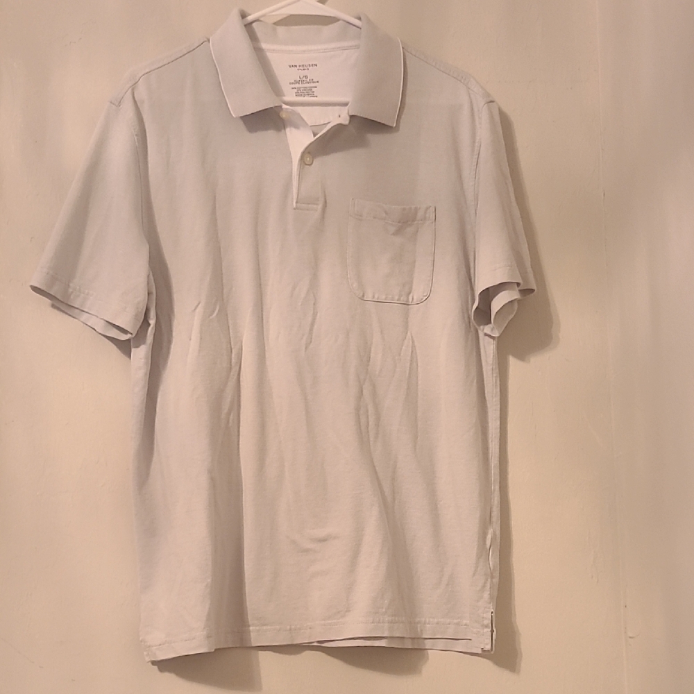 Men's Classic White Polo Shirt
